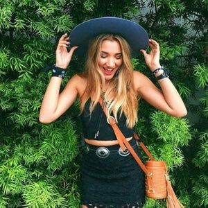 LF Rumor Lace Mini Skirt